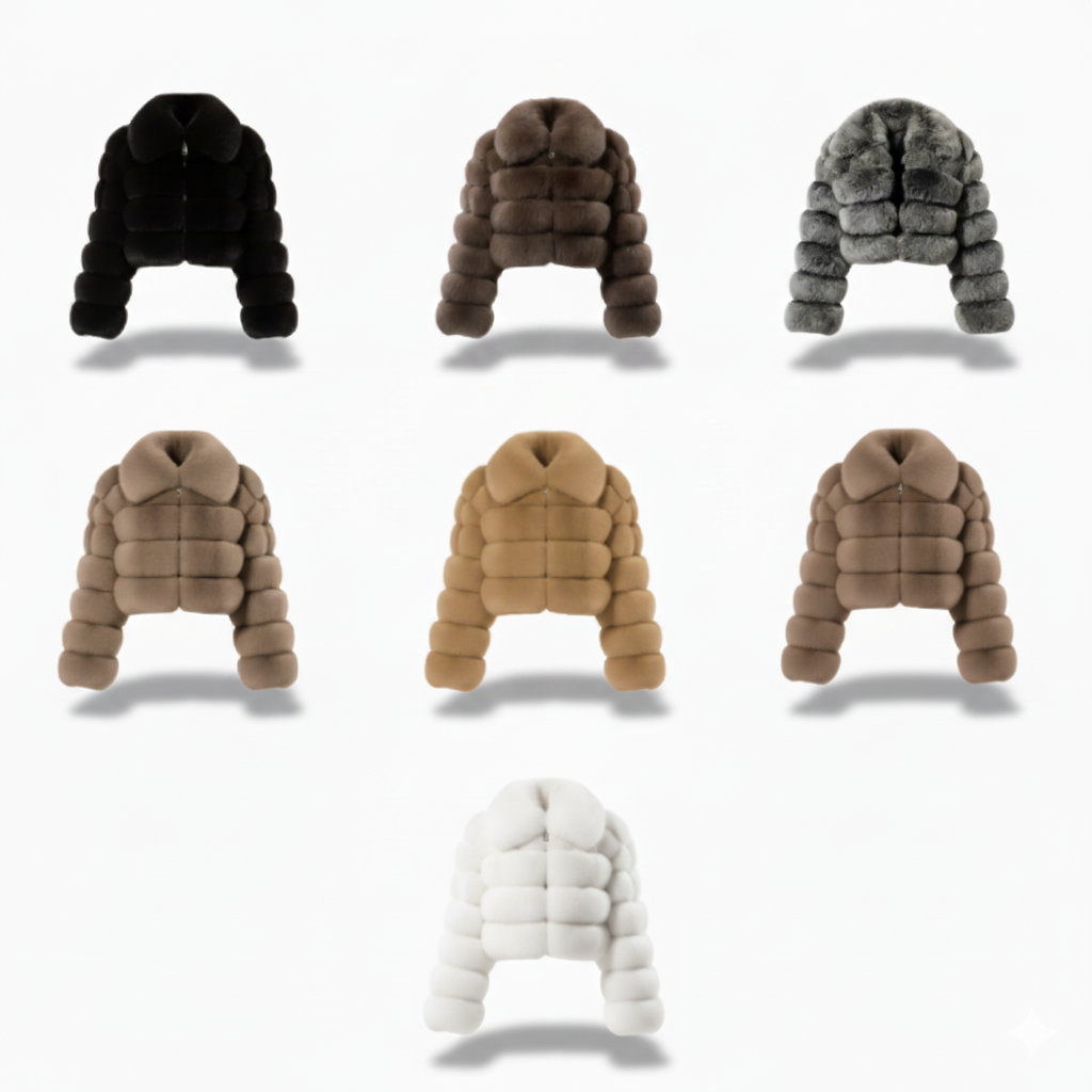 Veste en fourrure puffy - Velura Paris