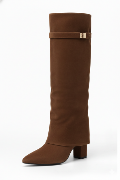 Bottes en satin - Velura Paris
